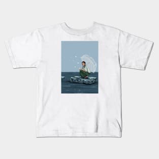 River crossing Kids T-Shirt